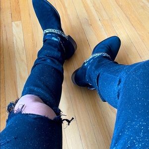 Amiri Broken Glitter Jean Size 32